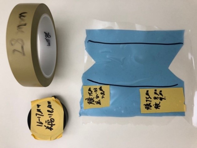 胶黏剂涂层厚度 胶黏剂涂层厚度